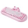 YUNZII C68 Meow Wireless Pink Mechanical Keyboard - Milk Linear Switch