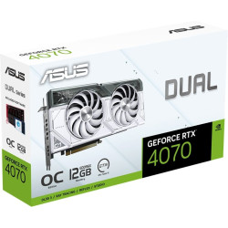 Asus Dual GeForce RTX 4070 12GB OC Edition Graphics Card - White