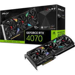 PNY GeForce RTX 4070 12GB XLR8 Gaming VERTO EPIC-X RGB Triple Fan Graphics Card