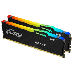 Kingston FURY Beast RGB 32GB (2x16GB) DDR5-6000 RAM Black