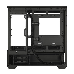 Asus PRIME AP202 Tempered Glass Micro-ATX Case - Black