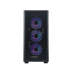Cooler Master Elite 502 ATX ARGB Fan Tempered Glass Case - Black (Without Power Supply)