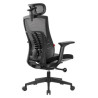 Fantech OC1 Ergonomic Office Chair With Adjustable Lumbar - Black
