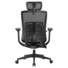 Fantech OC1 Ergonomic Office Chair With Adjustable Lumbar - Black