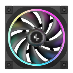 DeepCool FL12 3-in-1 ARGB Ring 120mm PWM Case Fan - Black 3-Pack