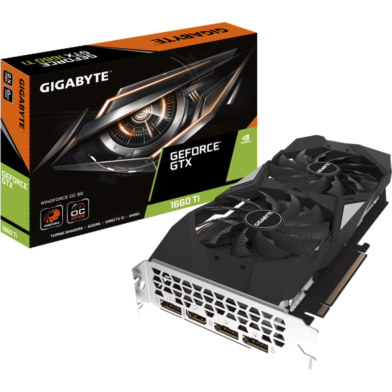 Manufacturer Refurbished Gigabyte GeForce GTX 1660 Ti WindForce OC 6G Graphics Card