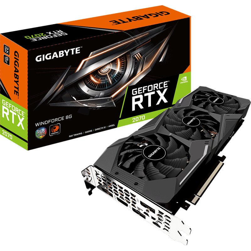Open-Box Gigabyte Windforce RTX2070 8GB Graphics Card