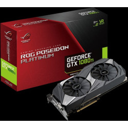 Manufacturer Refurbished ASUS (ROG-POSEIDON-GTX1080TI-P11G-GAMING) 11GB Platinum Edition Graphics Card - Graphics Card Only