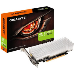 Manufacturer Refurbished Gigabyte GeForce GT 1030 2G Silent Low Profile Graphics Card Only