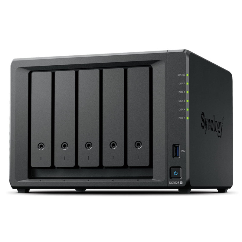 Synology DiskStation DS1525+ 5-Bay 3.5" V1500B 8GB RAM NAS