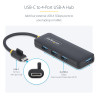 Startech 4-Port USB Hub USB-C to 4x USB-A 5Gbps