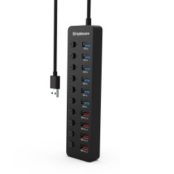 Simplecom CHU810 48W 10 Port USB 3.0 Hub and Charger