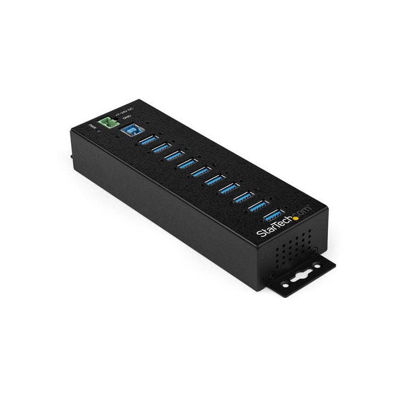 Startech 10-Port Industrial USB 3.0 Hub With Power Adapter