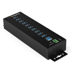 Startech 10-Port Industrial USB 3.0 Hub With Power Adapter