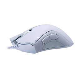 Razer DeathAdder Ergonomic Wired Gaming Mouse - White Edition