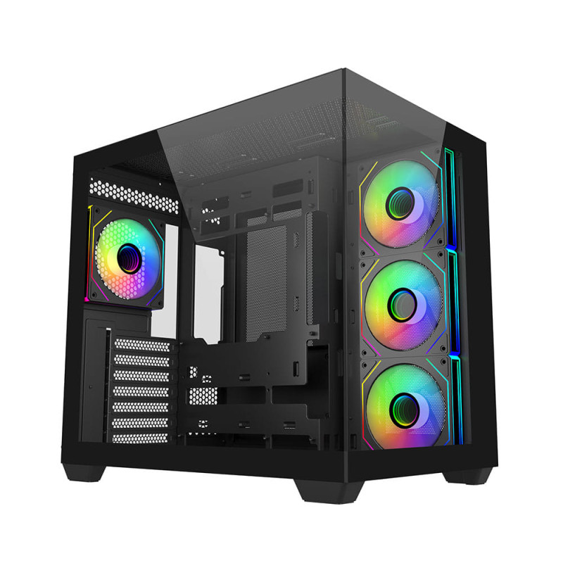 MSI MAG FORGE M100R Micro-ATX Computer Case - White