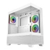 Cooler Master Elite 490 ARGB Tempered Glass Micro-ATX Case - White