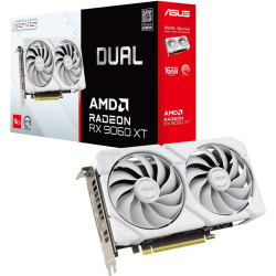 ASUS Dual Radeon RX 9060 XT 16GB GDDR6 Graphic Card - White