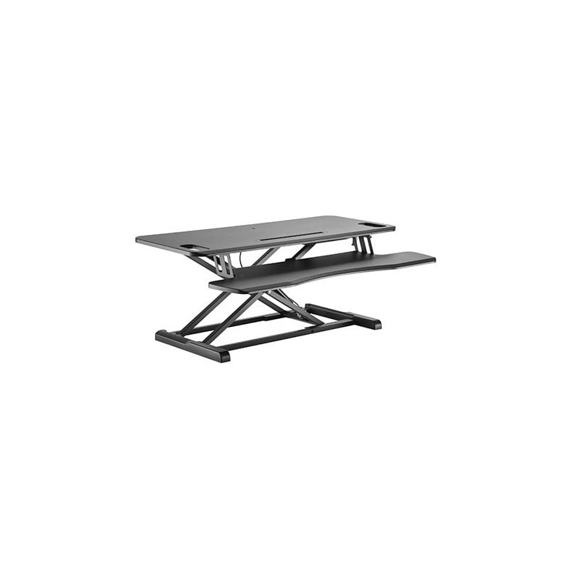 Eureka I55 Electric Standing Desk - Rustic Grey