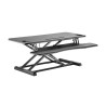 Eureka I55 Electric Standing Desk - Rustic Grey