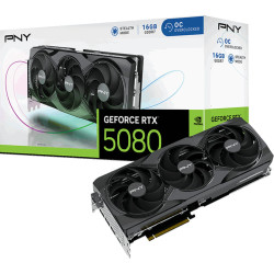 PNY GeForce RTX 5080 OC 16GB Triple Fan Graphics Card