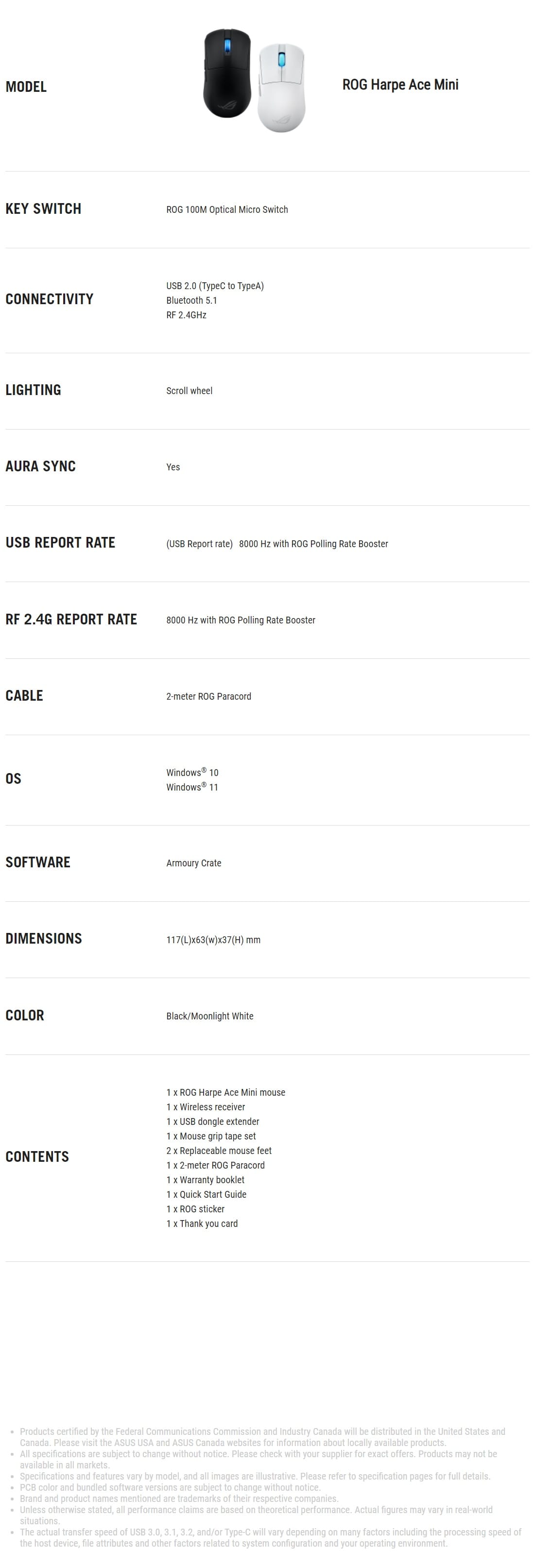 Technical Specifications