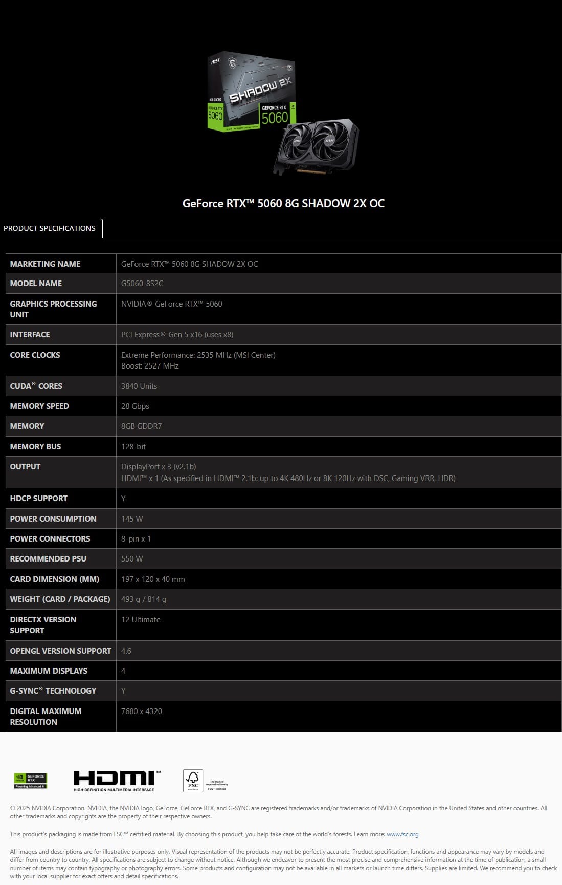 Technical Specifications