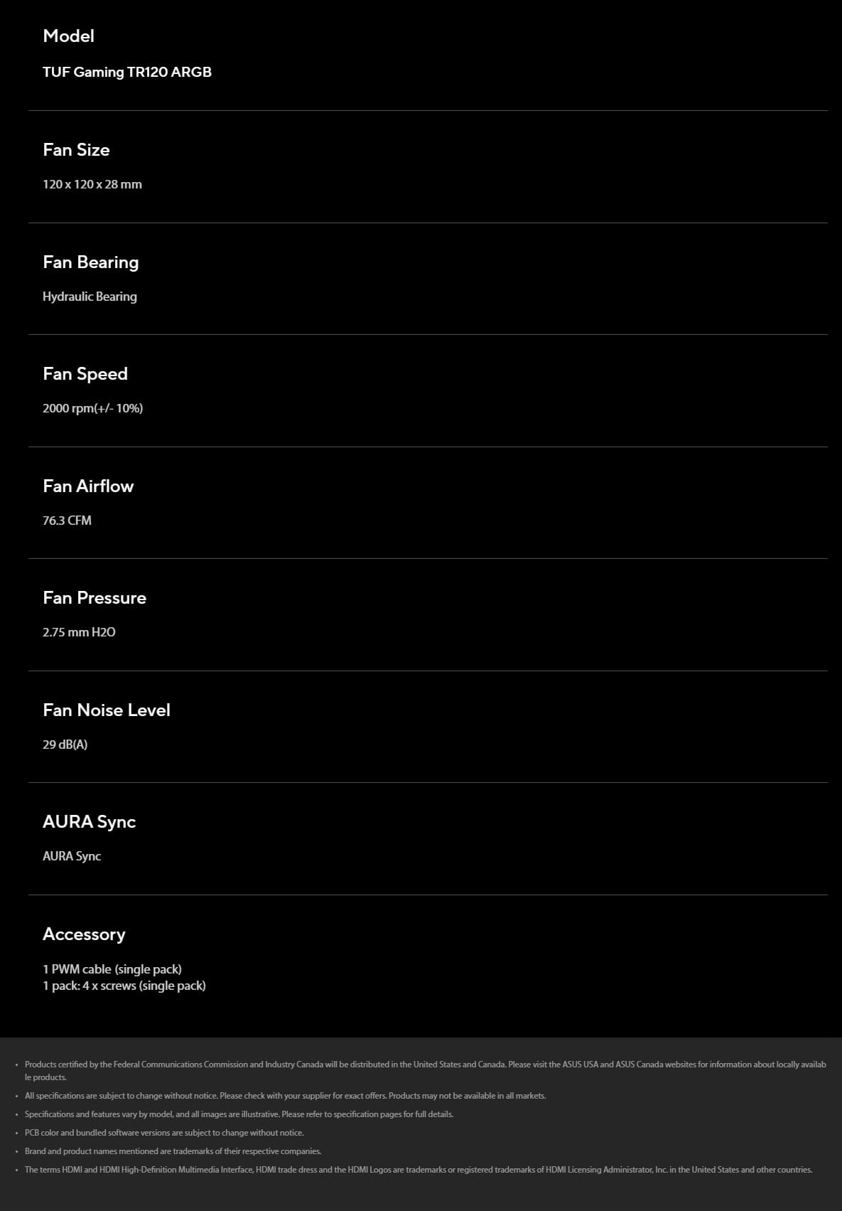 Technical Specifications